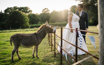 Georgie & Henry’s stylish marquee wedding