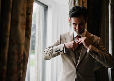 groom at chiddingstone castle